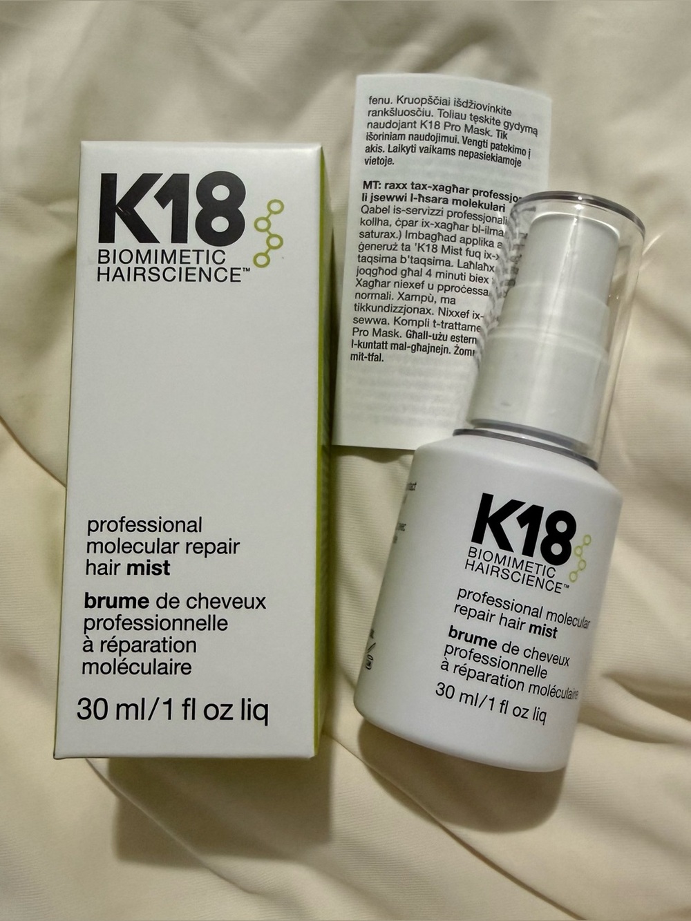 K18 Biomimetic Hairscience | Professional Molecular Repair Hair Mist
